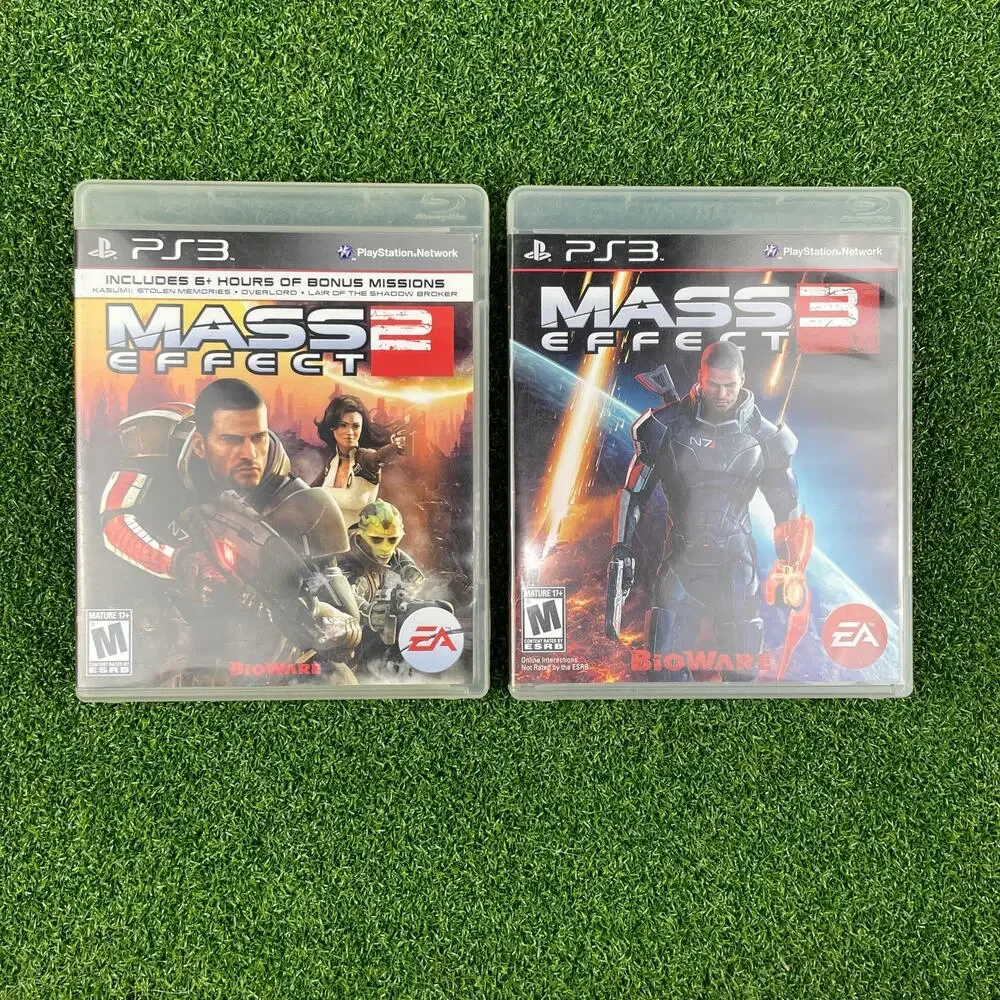 Mass Effect 2 and Mass Effect 3 (Sony PlayStation3) Game Lot